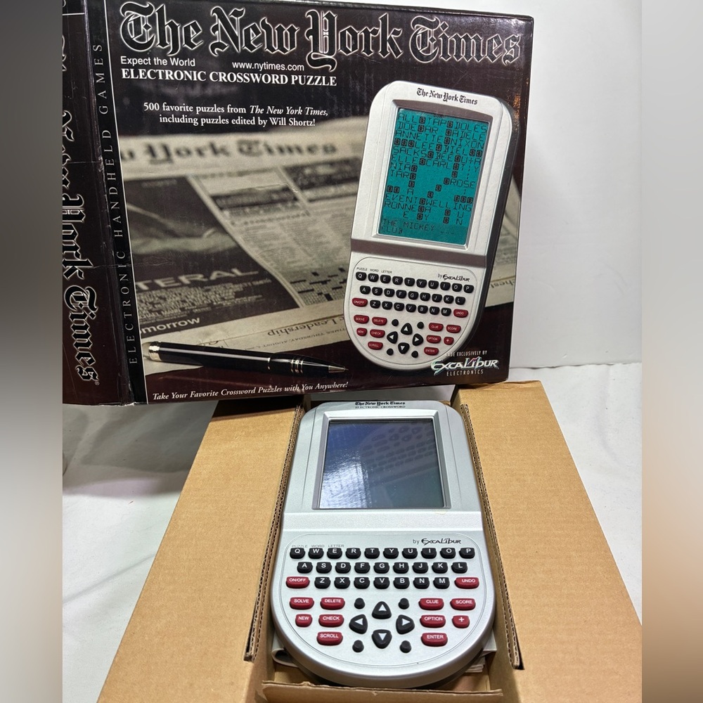 FUN Excalibur 500 New York Times Electronic Crossword Puzzles tested